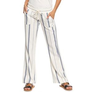 ROXY Oceanside Linen Blend Pants NWT